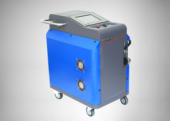 macchina di rimozione della ruggine del laser industriale delle muffe di gomma dei ricambi auto di raffreddamento ad aria tenuta in mano 100w