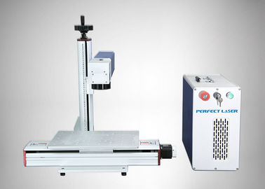High Speed Fiber Laser Marking Systems With Motorized X Axis , 3 Years Gurantee
