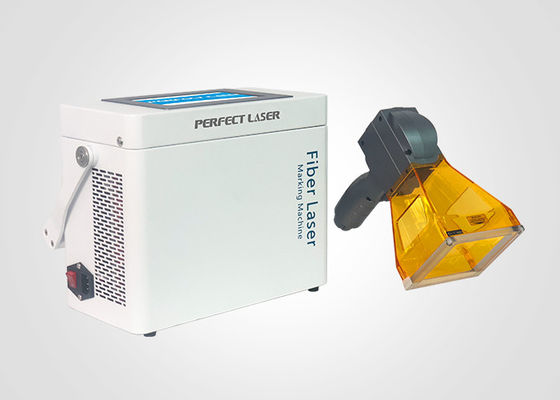 Macchina di incisione laser automatica LCD 20W 30W per metallo alluminio carbonio SS