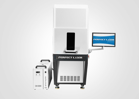 Macchina per marcatura laser UV a armadio chiuso PE-UV-1W 3W 5W per componenti elettronici