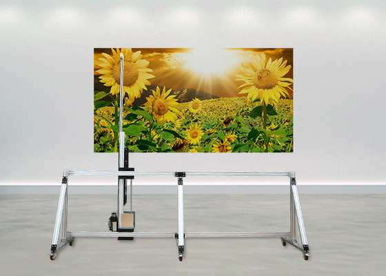 Macchina a getto d'inchiostro per pittura murale UV CMYKW Stampa murale Prezzo promozionale Logo personalizzato Verticale 3D Foto Stampa murale UV