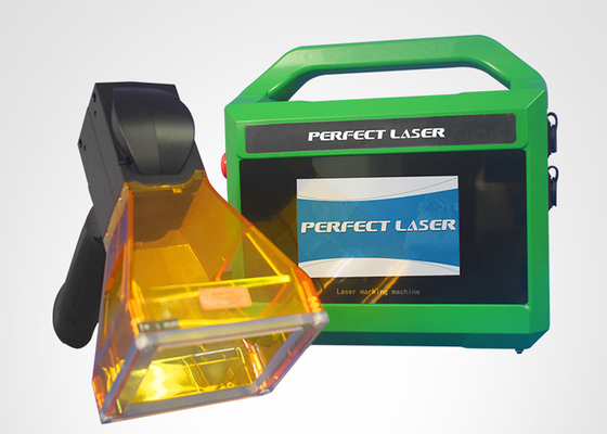 Macchina di marcatura laser a fibra portatile da 20w per metallo acciaio inossidabile acciaio carbonio alluminio zinco ottone raffreddamento ad aria