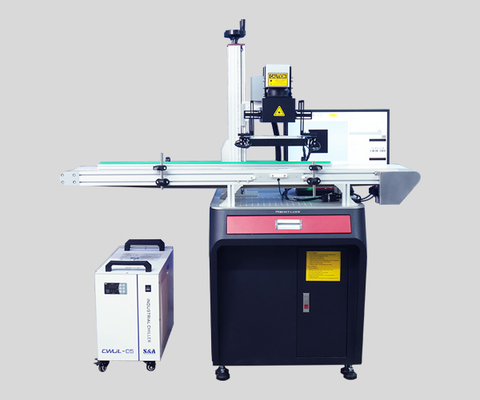 Macchina per incidere di segno UV del laser di posizionamento della telecamera CCD di industriale visivo automatico del sistema