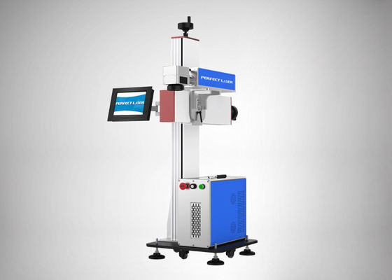 Macchina per marcatura laser volante sollevabile da 1064nm 20W per linea di produzione